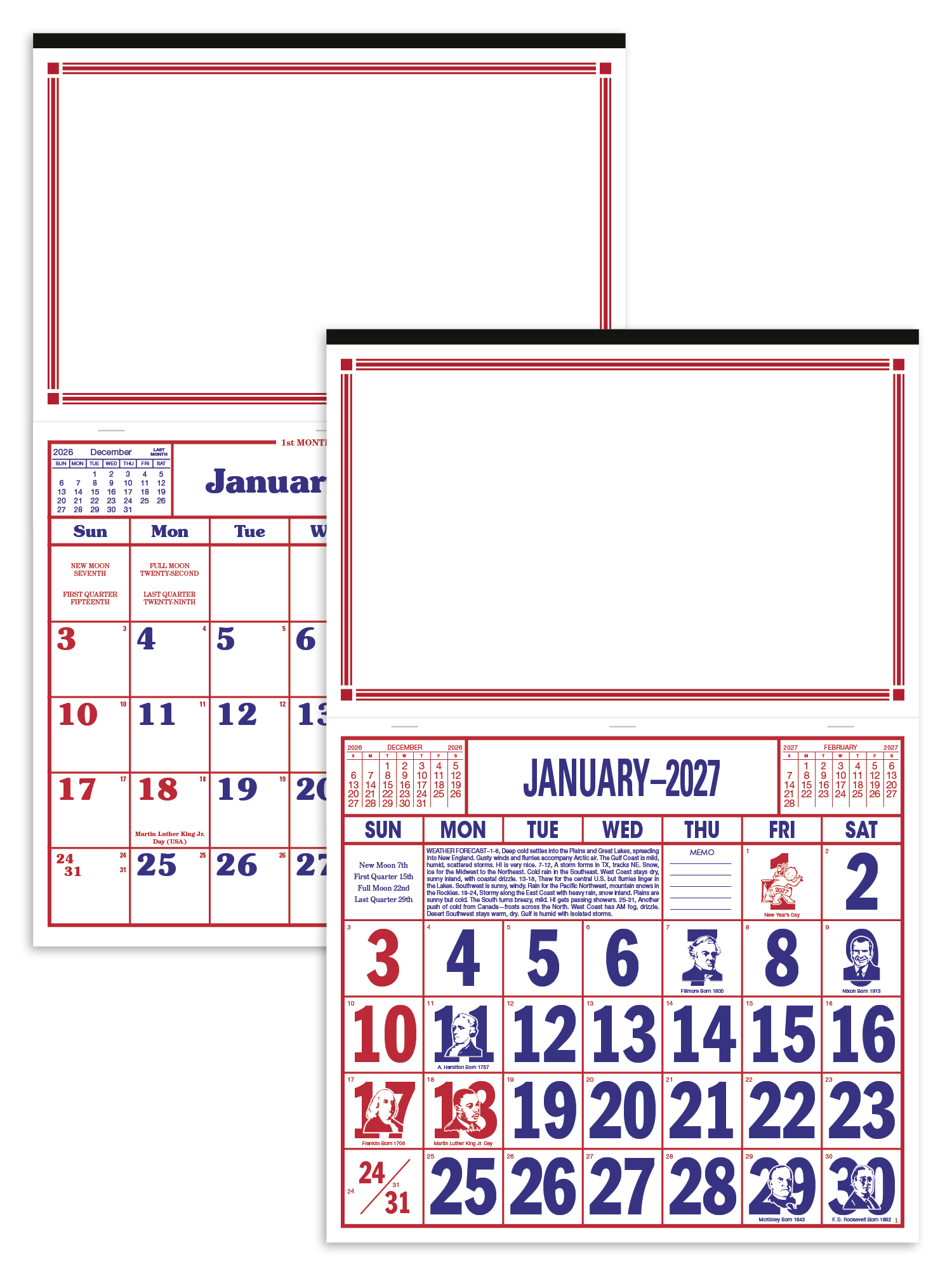 Skinner & Kennedy® Apron Style Calendar